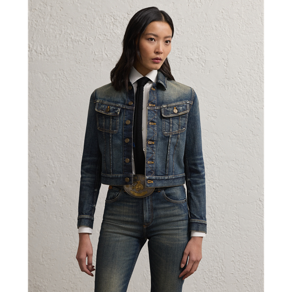 Ralph lauren ladies denim jacket best sale