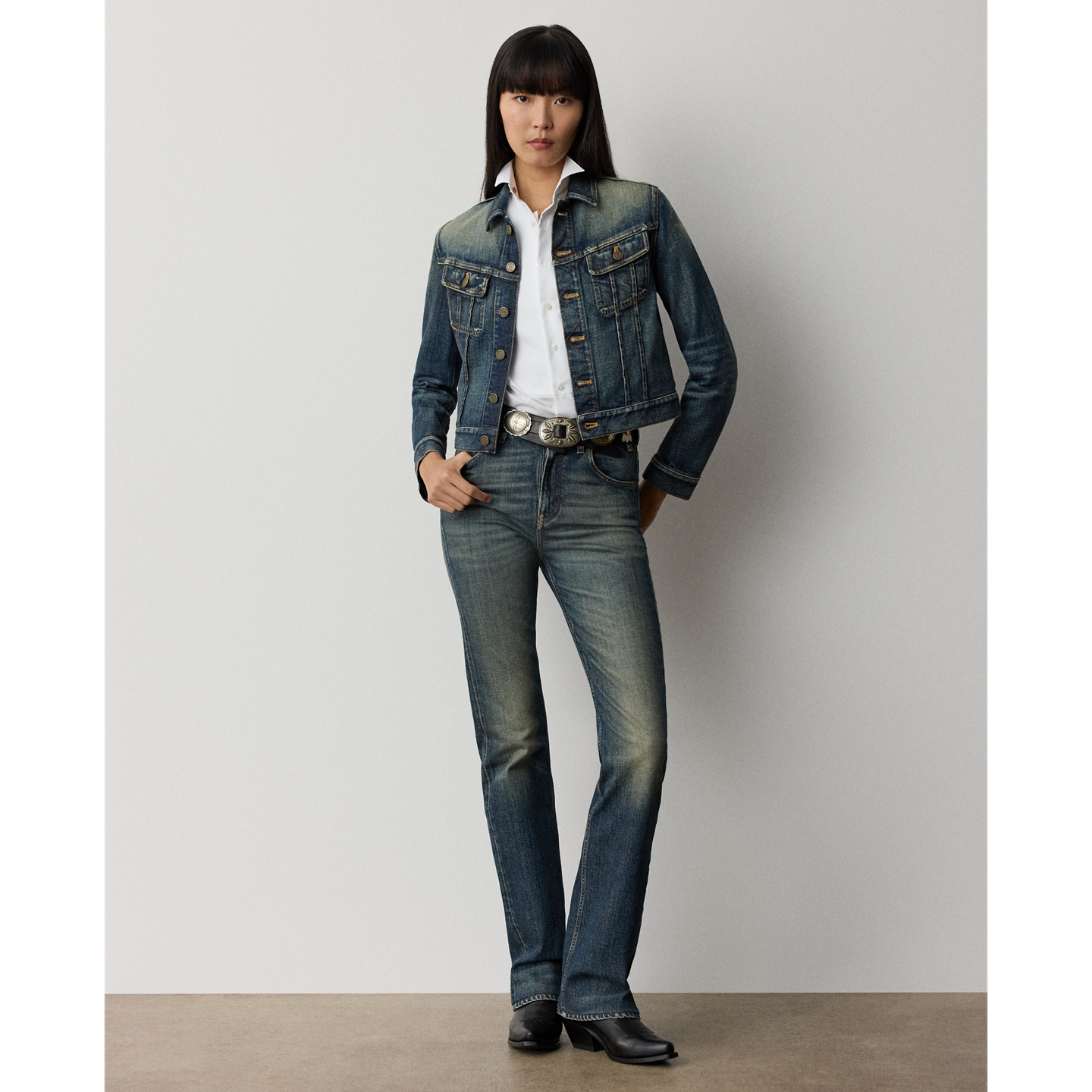 Куртка Ralph Lauren Rigby Denim Trucker, цвет: Индиго — фото 1