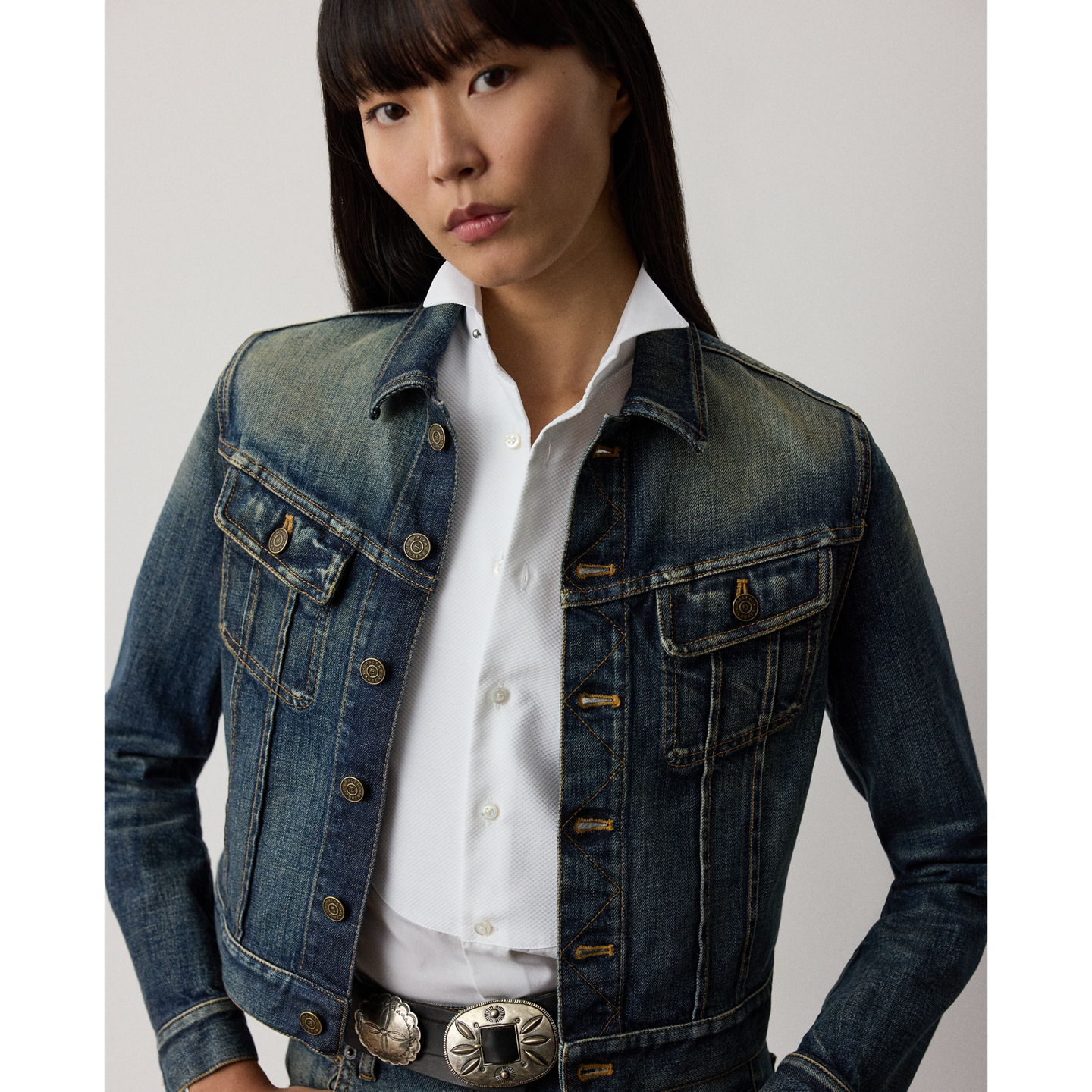 Куртка Ralph Lauren Rigby Denim Trucker, цвет: Индиго — фото 3