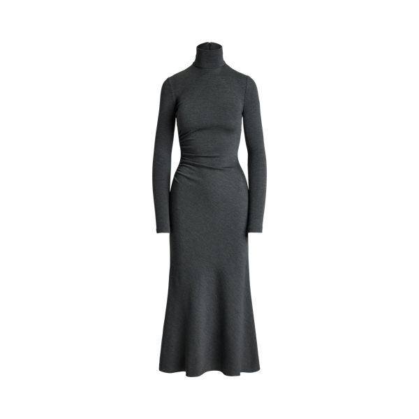 Wool jersey dress sales