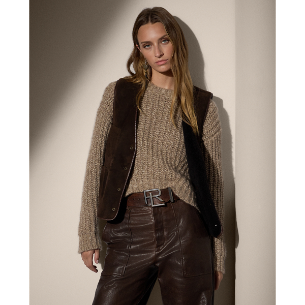 Brittani Shearling Reversible Vest