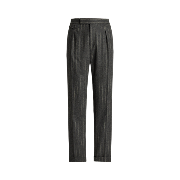 Pantalon Bennet en flanelle ray&eacute;e