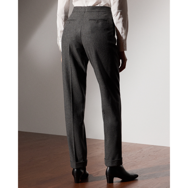Medium Grey Bennet Wool Flannel Trouser Ralph Lauren Collection 5