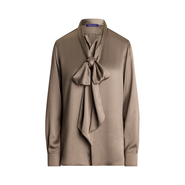 Hurston Stretch Silk Charmeuse Blouse