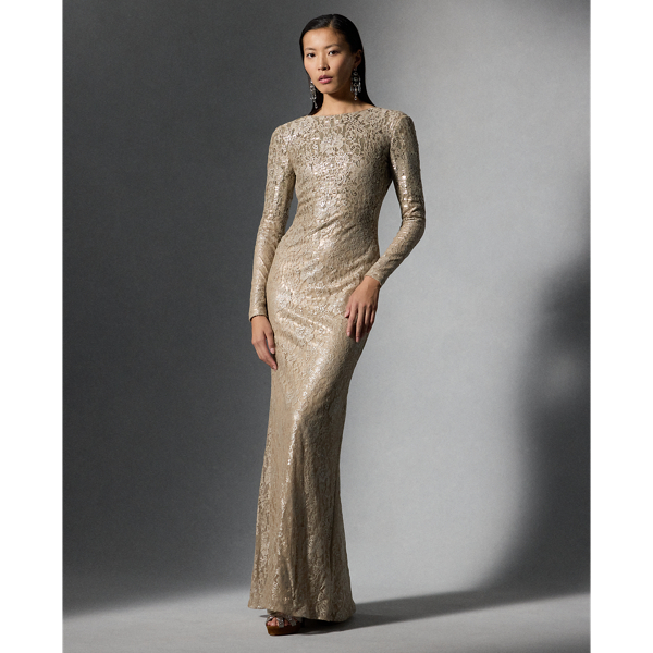 Ralph lauren long formal dresses on sale