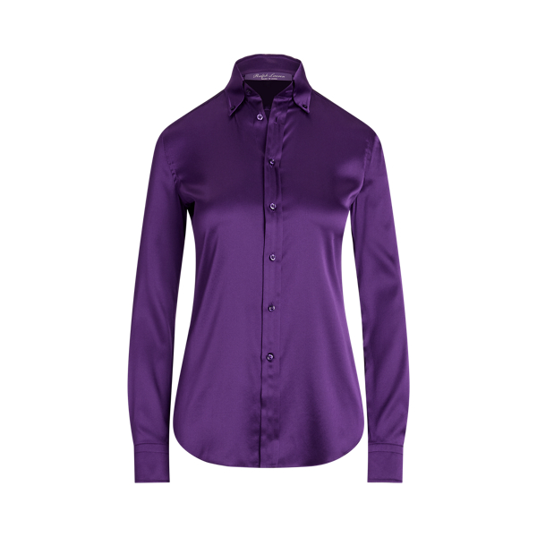 Cameron Straight Fit Charmeuse Shirt