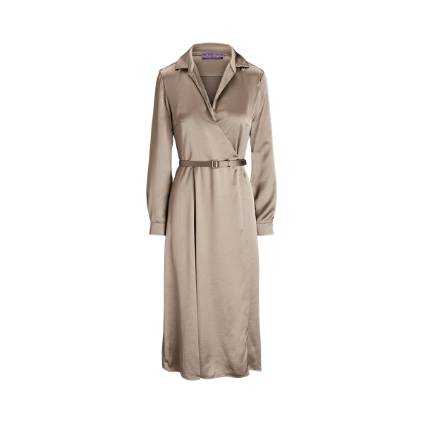 Vestido de dia em charmeuse Aniyah