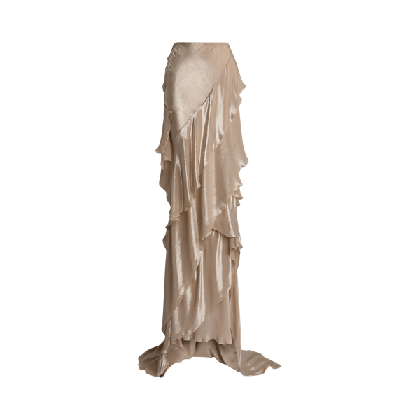 Neeva Striped Metallic Chiffon Maxiskirt