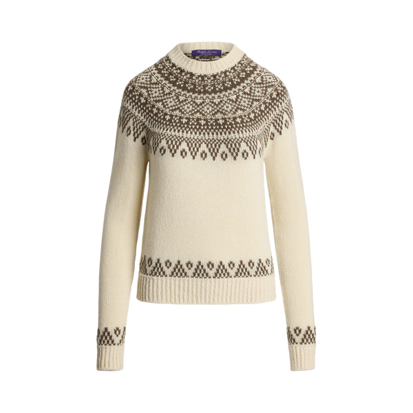 Hand-Knit Cashmere-Blend Sweater Ralph Lauren Collection 1