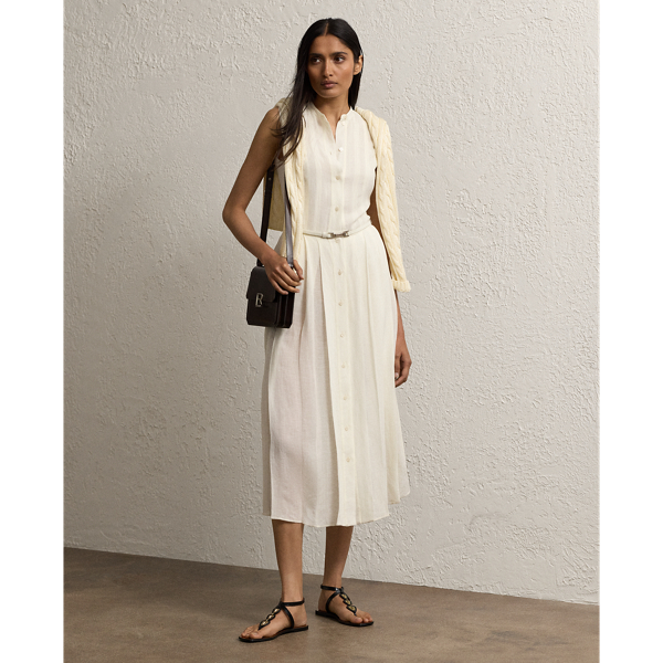 Kennedi Linen Sleeveless Day Dress