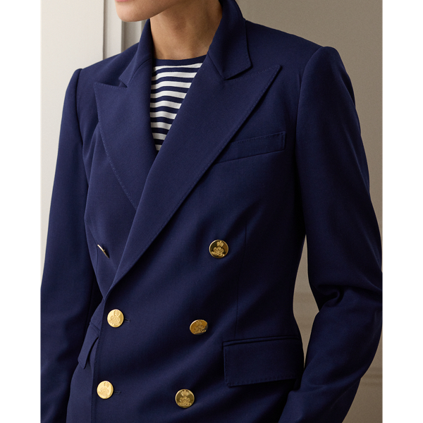 Jacke Camden aus Wollcrêpe