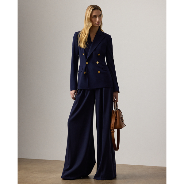 Icon Navy Camden Wool Crepe Jacket Ralph Lauren Collection 4