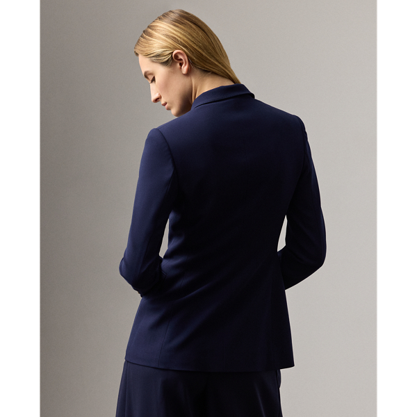 Icon Navy Camden Wool Crepe Jacket Ralph Lauren Collection 5