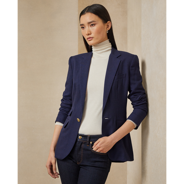 Women s Blue Ralph Lauren Collection Designer Blazers Ralph Lauren