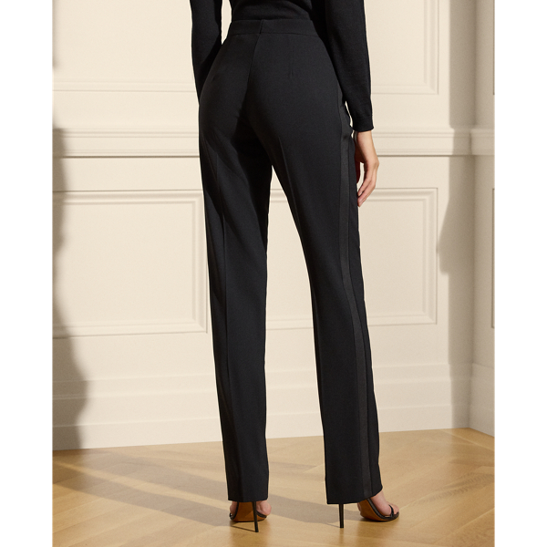 Seth Wool Crepe Tuxedo Pant