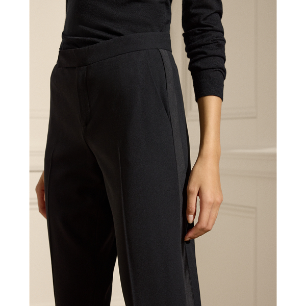 Seth Wool Crepe Tuxedo Pant