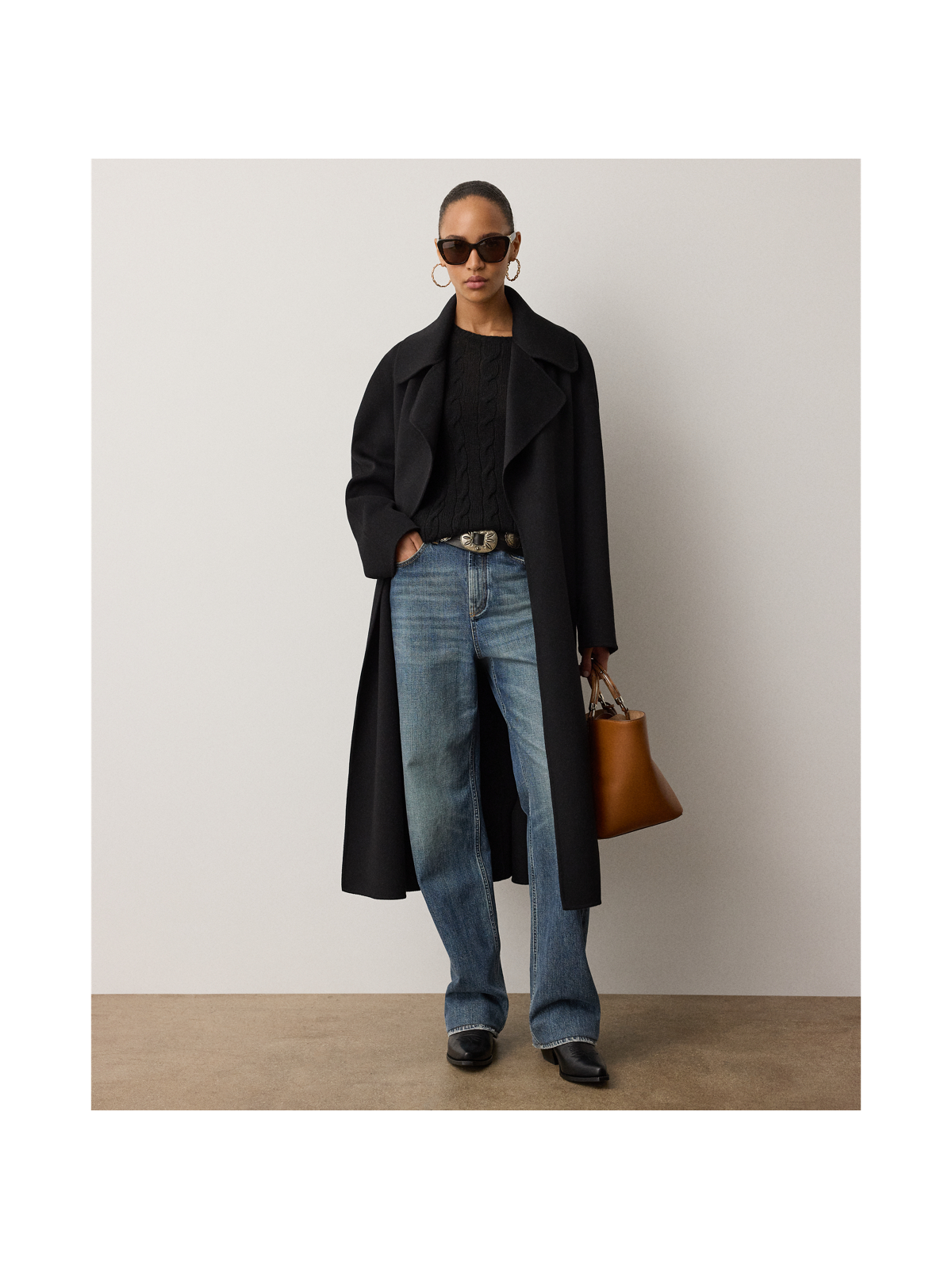 Женские куртки Ralph Lauren Leonarda Cashmere Wrap Coat — фото 5