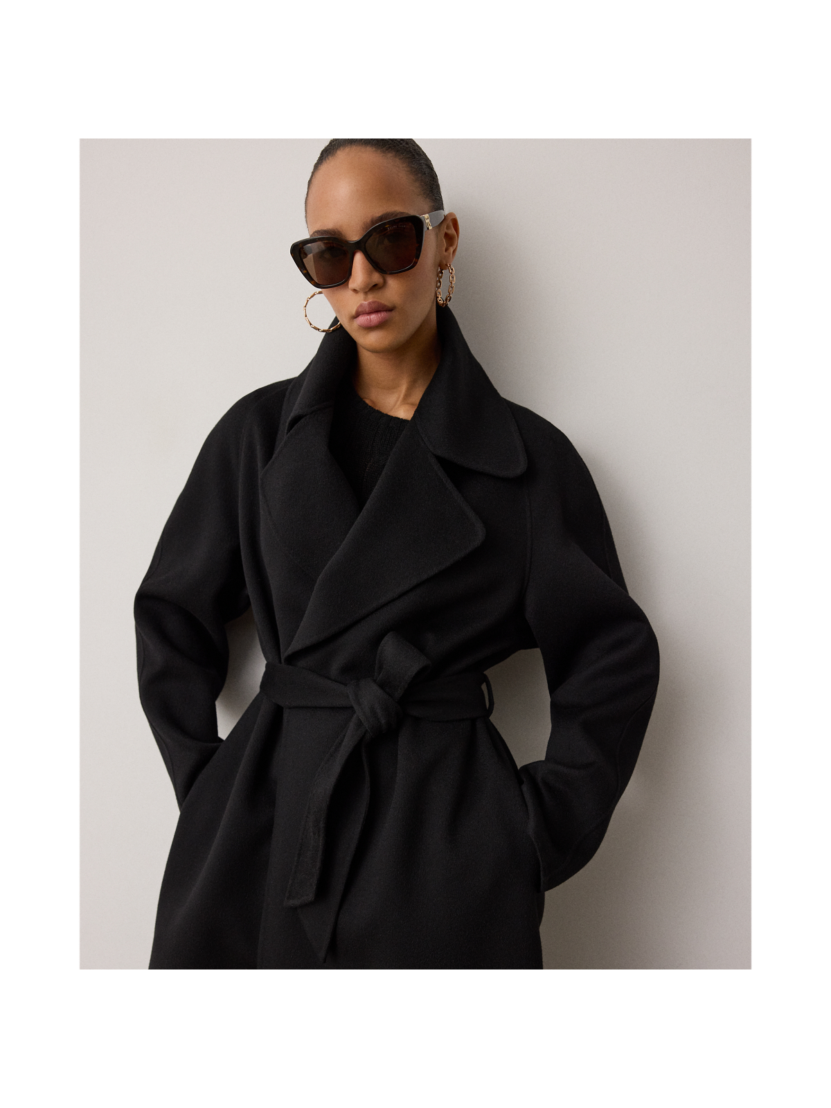 Женские куртки Ralph Lauren Leonarda Cashmere Wrap Coat — фото 3