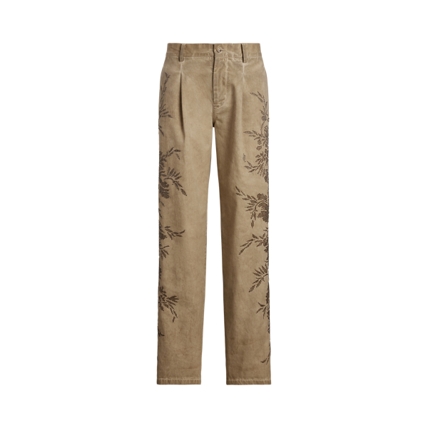 2000s ralph lauren silk linen blend pant - メルカリ