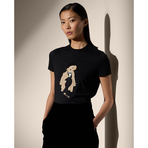 Women s Black Ralph Lauren Collection T Shirts Tanks Ralph Lauren