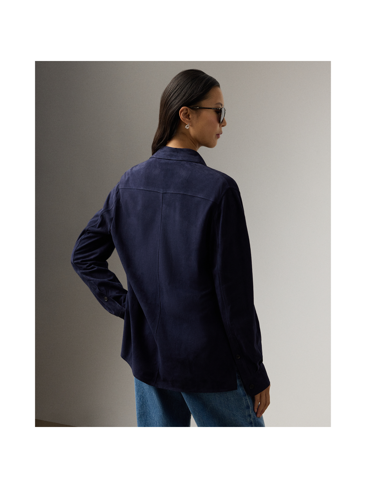 Ralph Lauren Landry Lamb-Suede Shirt — фото 2