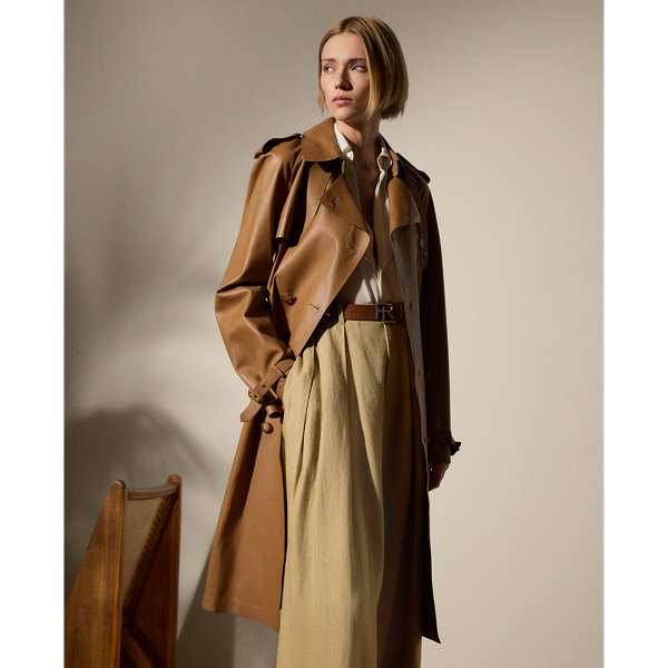特別価格！ Ralph Lauren Women's Single Breasted Trench Coat Women's Lauren Trench Coats & Outerwear | Ralph Lauren