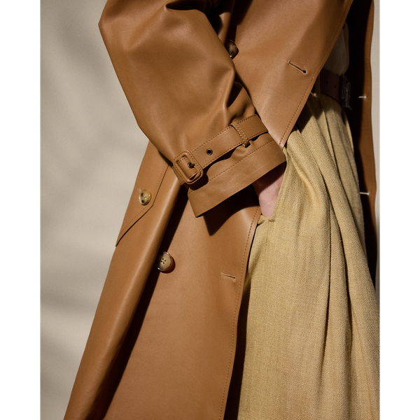 Leather Trench Coat Coat Style 2019 Niles Lambskin Trench Coat