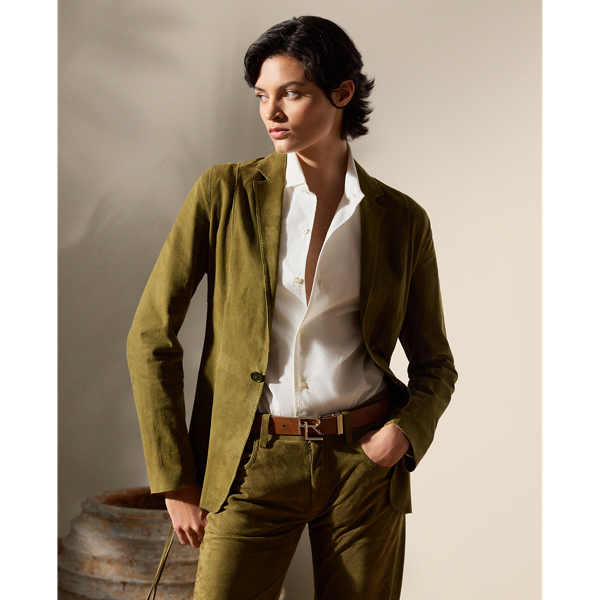 Women's Green Blazers & Waistcoats | Ralph Lauren® SI