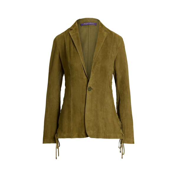 Jessamine Lamb-Suede Jacket Ralph Lauren Collection 1