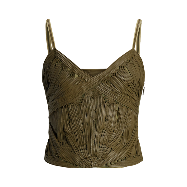 今年人気のブランド品や Naylor Lambskin & Tulle Sleeveless Top トップス