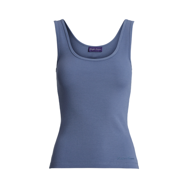 Débardeur Ellis côtelé en coton mélangé