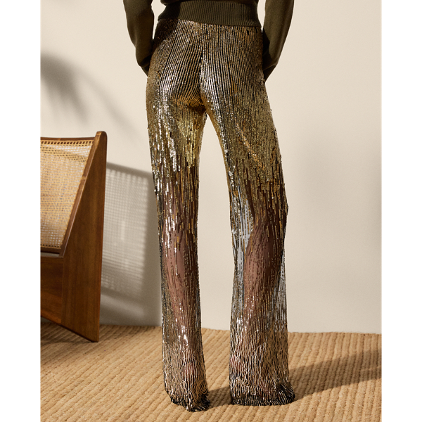 Black Bradlee Embellished Tulle Trouser Ralph Lauren Collection 5