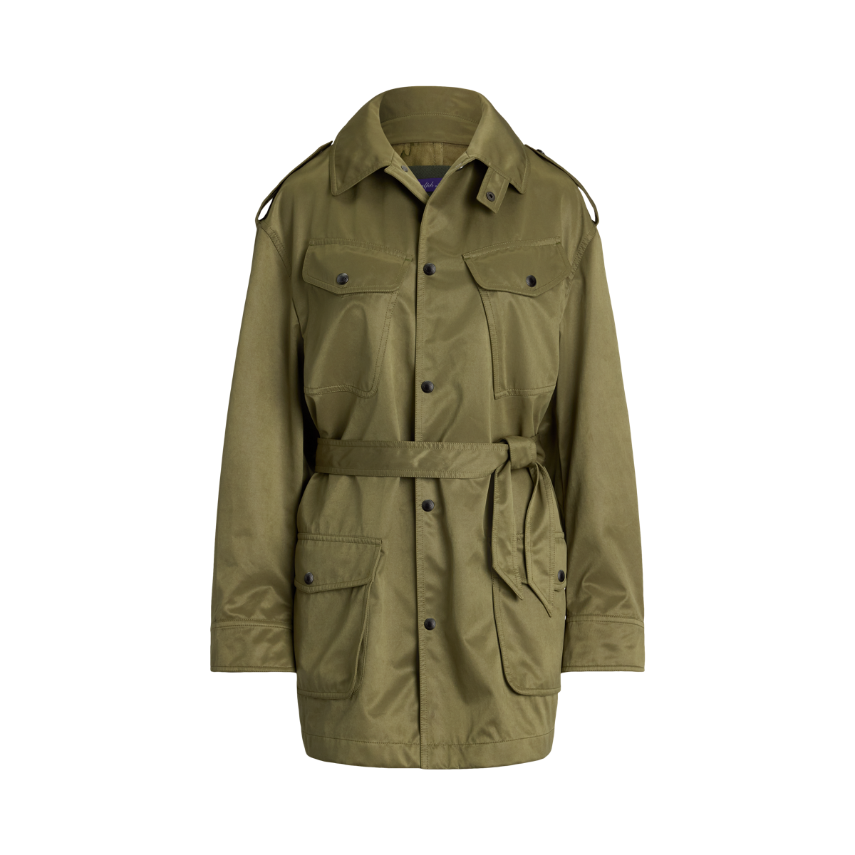 RALPH LAUREN COLLECTION Teresa ピーチド ベルテッドコート Teresa Peached Belted Coat