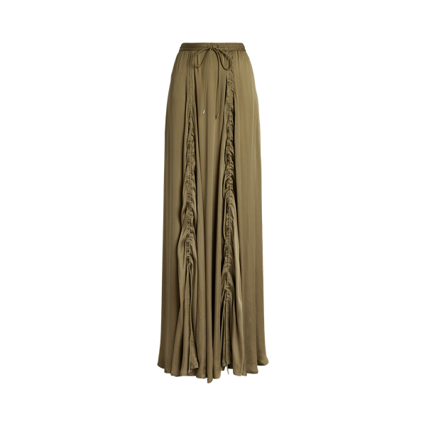 Dusty Sage Willem Silk Charmeuse Maxiskirt Ralph Lauren Collection 2