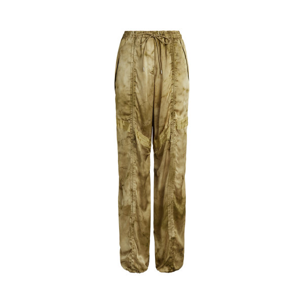 2000s ralph lauren silk linen blend pant - メルカリ