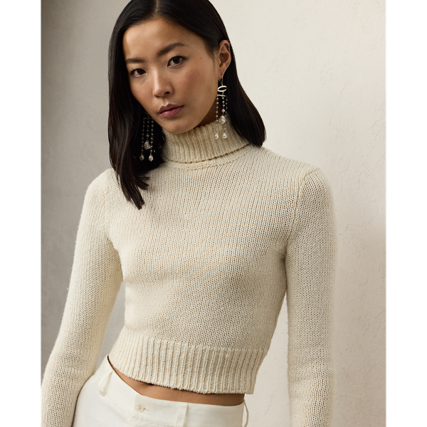 売れ筋・人気アイテム 商品 クロップド シルクブレンド タートルネック ラルフ | セーター トップス