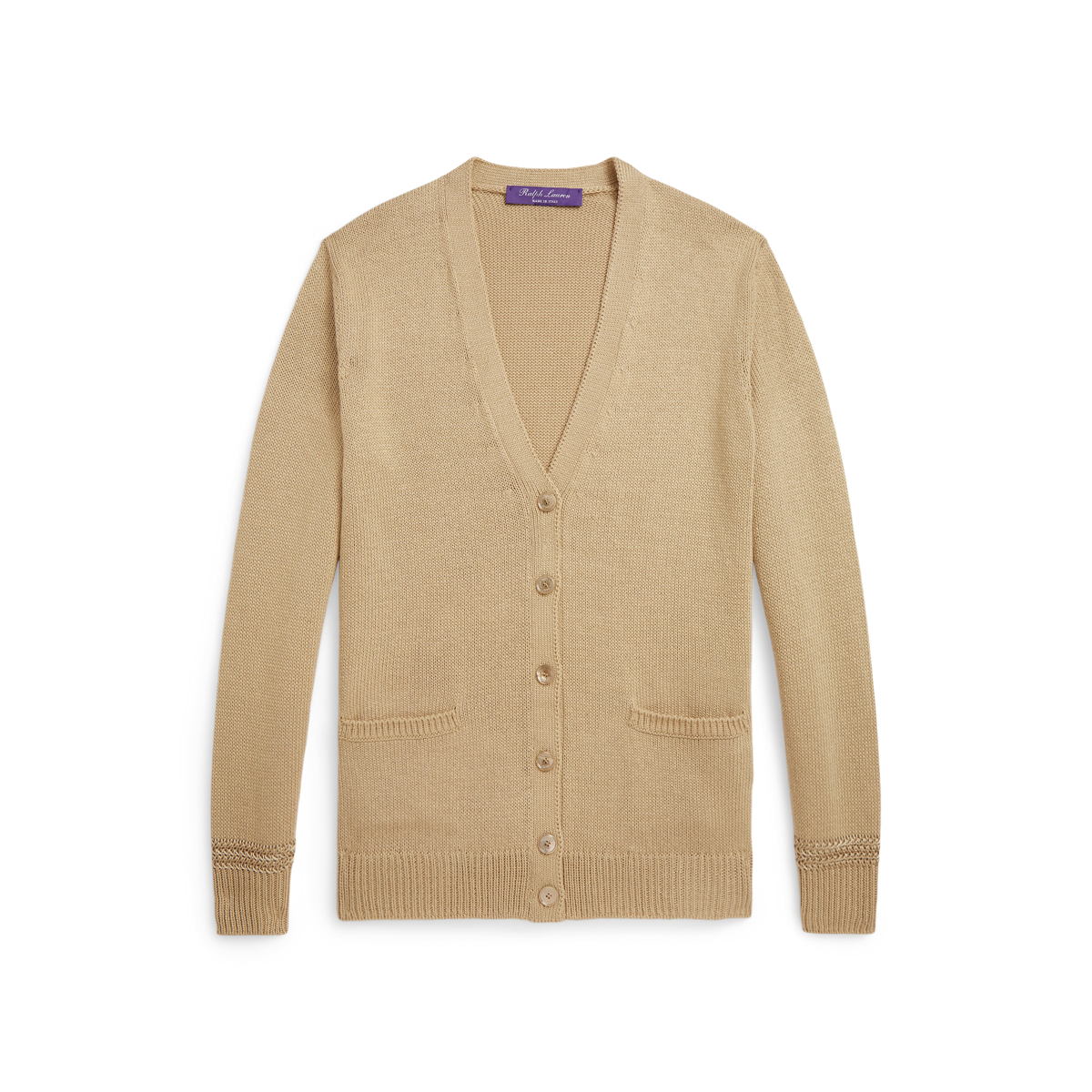 Ralph Lauren シルク100% アイボリー カーディガン S - メルカリ