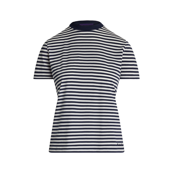 Hallie Striped Cotton Jersey Tee