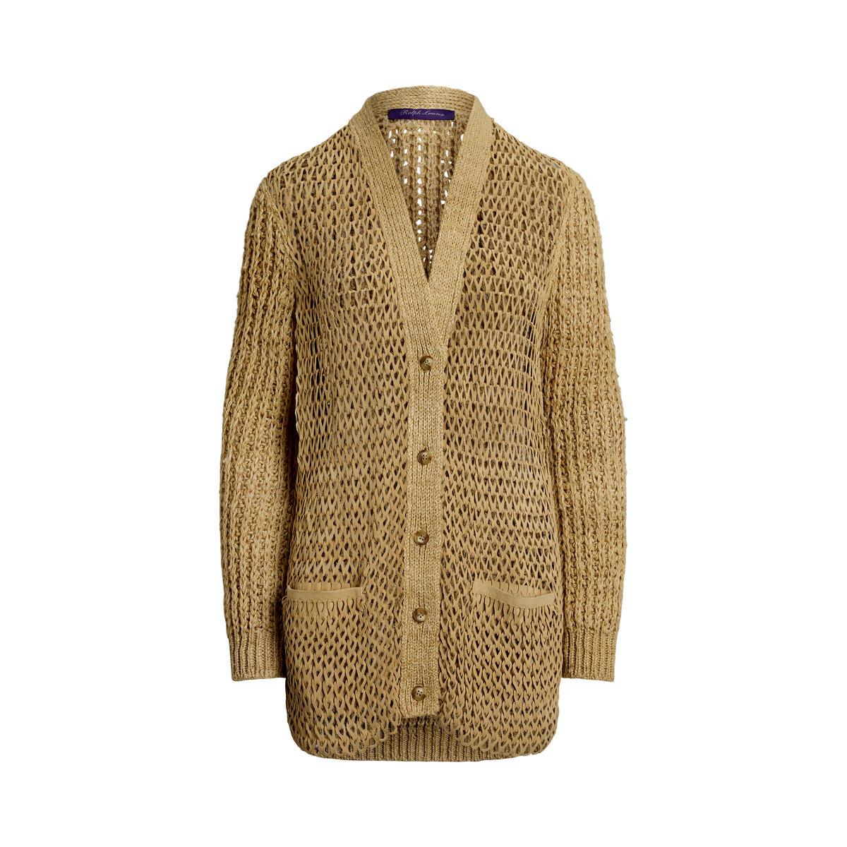 Silk-Suede Hybrid Cardigan
