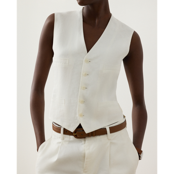 【Ralph Lauren Collection】 Jaidenリネンベスト s7-AI290974478002_alternate4