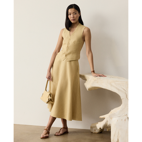 【Ralph Lauren Collection】 Jaidenリネンベスト Jaiden リネン ベスト | ラルフ ローレン公式オンラインストア