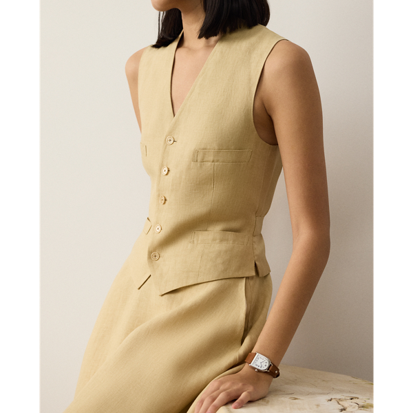 【Ralph Lauren Collection】 Jaidenリネンベスト s7-AI290974478002_alternate4