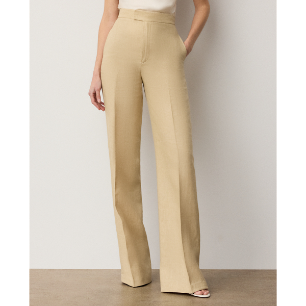 Leinenhose Dean Ralph Lauren Collection in Helles Sandbraun 4