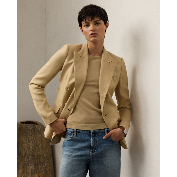 Jacke Camden aus Kaschmir-Leinen-Twill