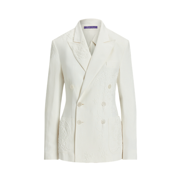 Bestickte Jacke Collen aus Mikropiqué Ralph Lauren Collection in 1