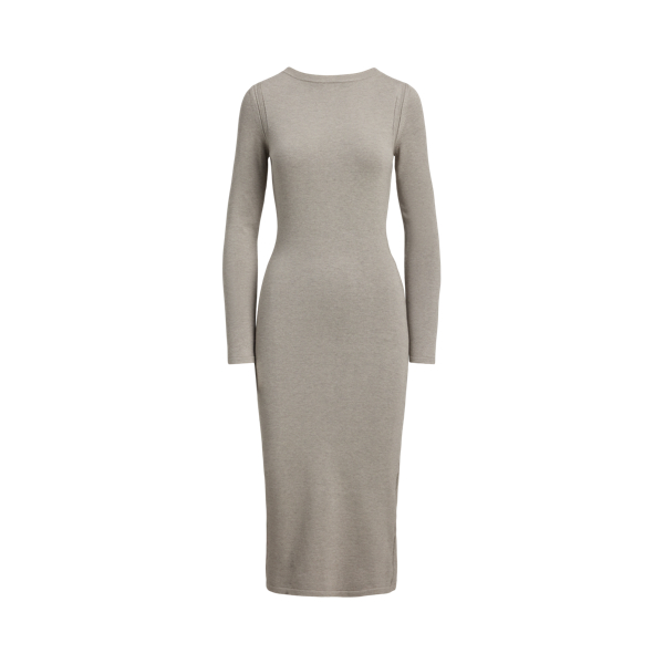 Plaited Jersey Sweater Day Dress