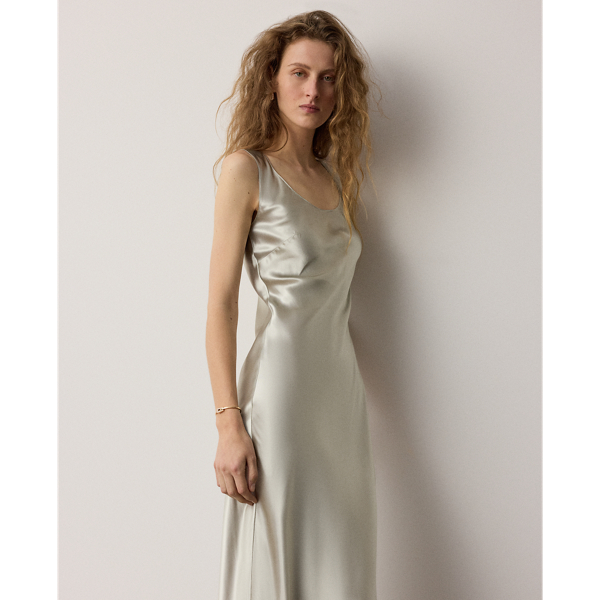 Shaila Charmeuse Evening Dress