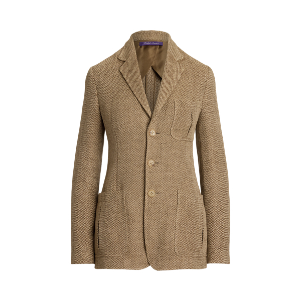 【PORTERNA】Lauren Tweed Jacket $398 Polo Ralph Lauren 4 Brown Tweed Blazer Jacket RRL