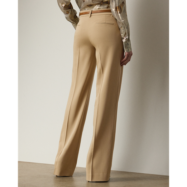 Tan Corrine Wool Trench Trouser Ralph Lauren Collection 5