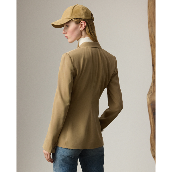 Tan Parker Wool Gabardine Jacket Ralph Lauren Collection 5